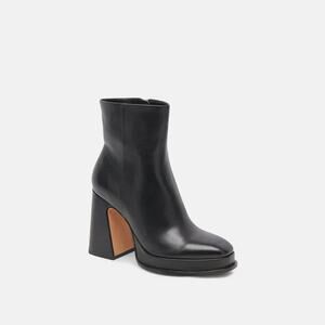 Dolce Vita Women's Lochly Platform High Heel Fashion Boots, Black Size 9M